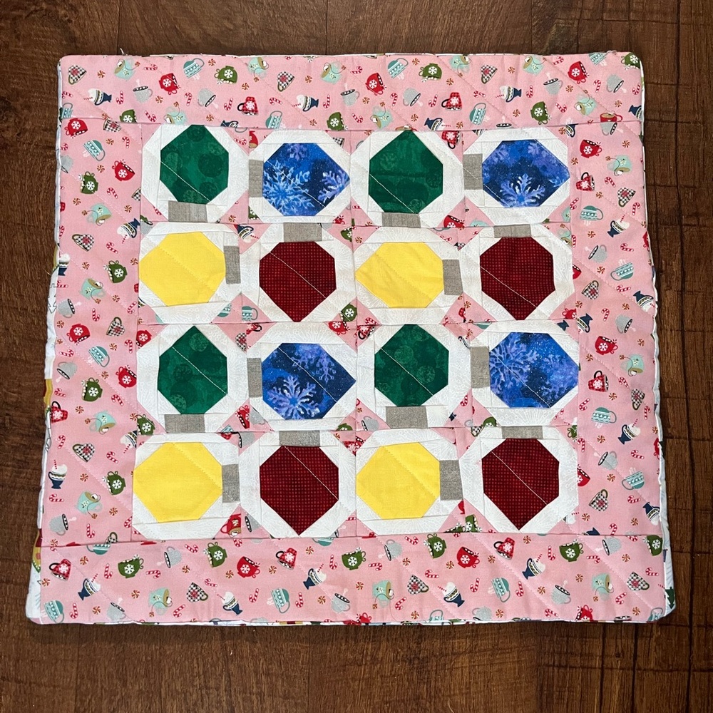 Colorful Patchwork Quilt pillowcase by Janice Balakoski
